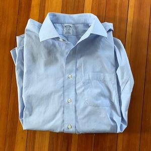 Brooks brothers dobby pattern dress shirt